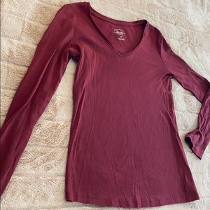 Maroon shirt
